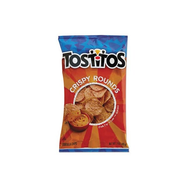 Frito-Lay Tostitos, Tortilla Chips Crispy Rounds, 3 Oz Bag, 28PK 20871 - main